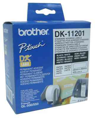 BROTHER Etiquetas Direccion 29x90mm QL550